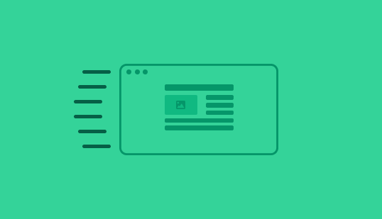 Fast website illustration